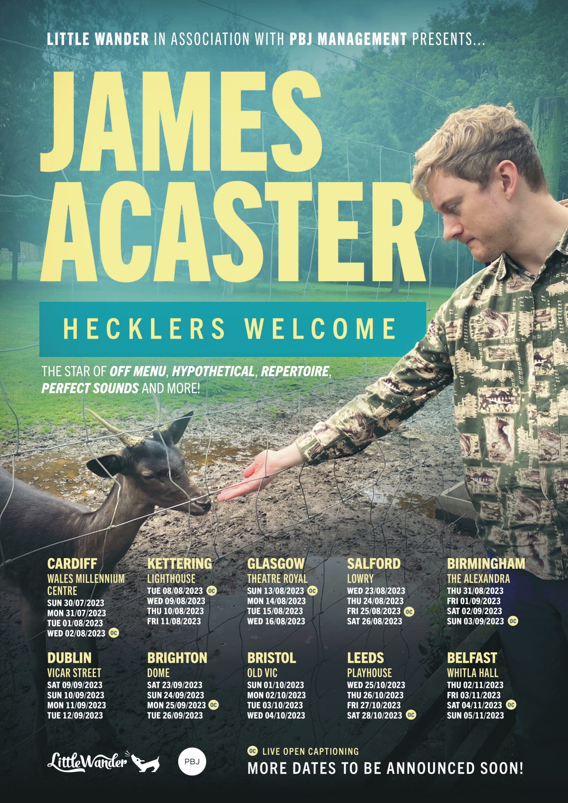 Gigs James Acaster Official Website